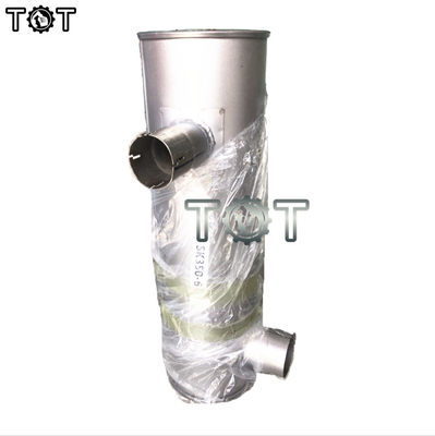 KOBELCO SK350-6 6D34 EXcavator Engine Exhaust Aluminium Muffler كاتم الصوت