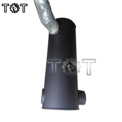 E330C C9 3306 حفارة محرك العادم كاتم الصوت المشبك كاتم الصوت